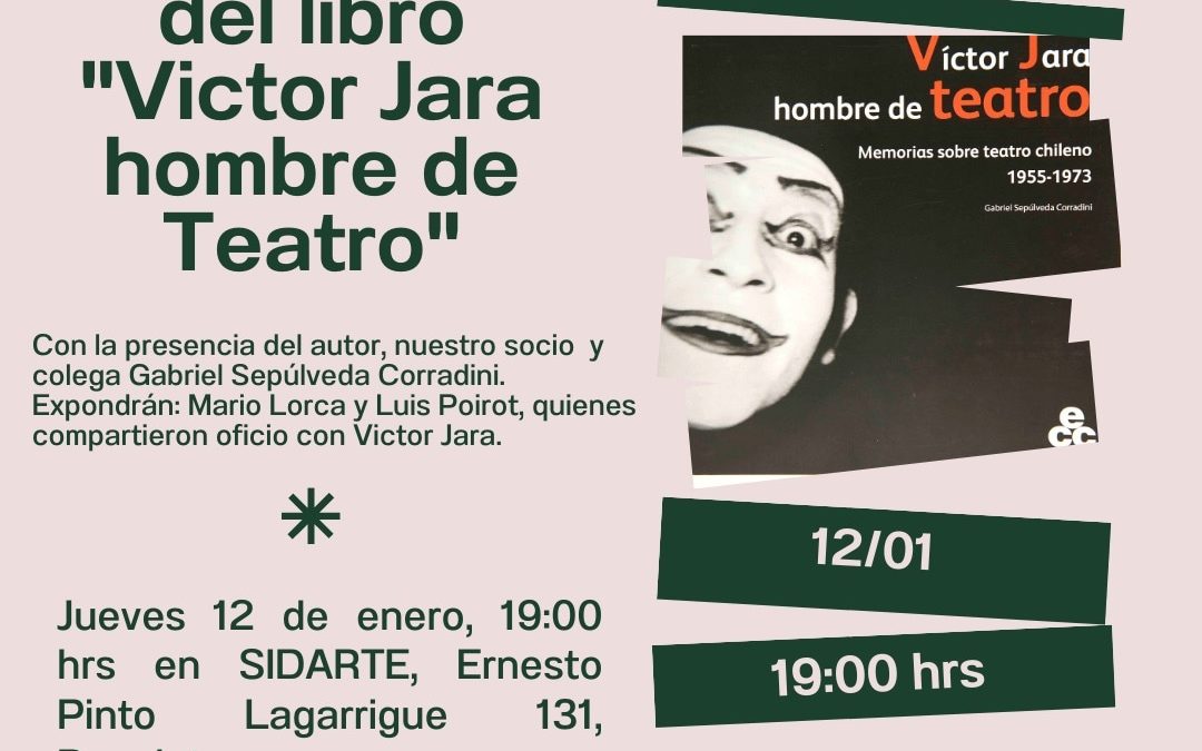 Les invitamos a la presentación del libro “Victor Jara hombre de teatro”